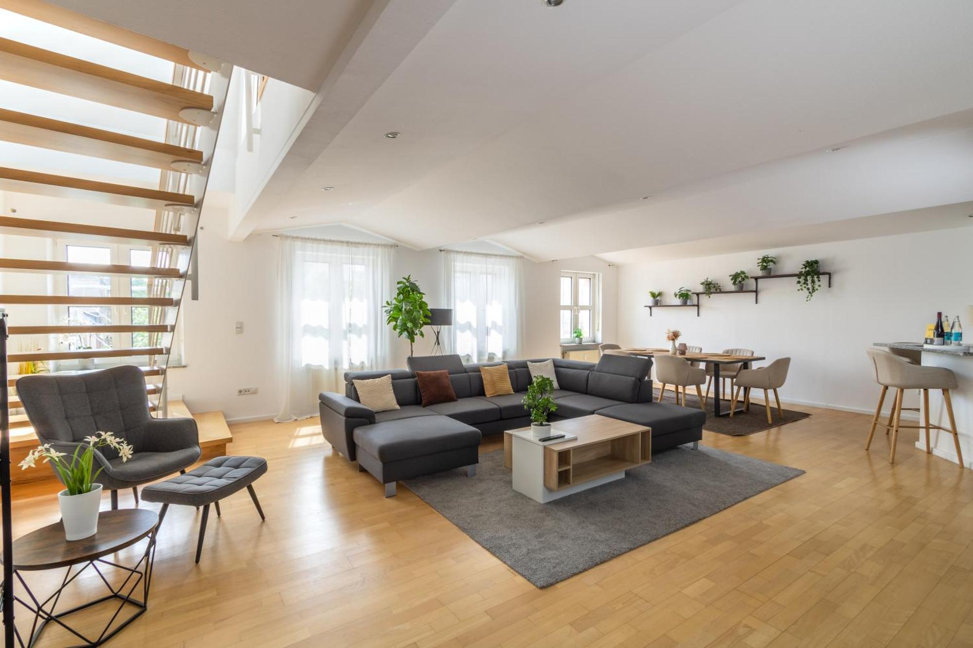 Penthouse-Maisonette - City Center, Highspeed Internet, Garage Worms Ngoại thất bức ảnh
